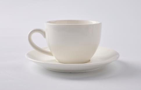 RC Ceramic Coffee Cup With Saucer