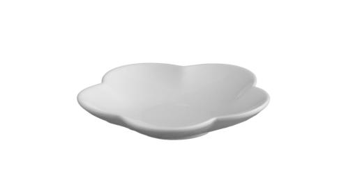 RC Flower Dish White 3.75''