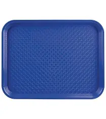 Trueber Blue Color Fast Food Tray