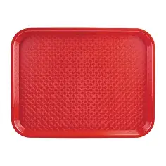 Trueber Red Color Fast Food Tray
